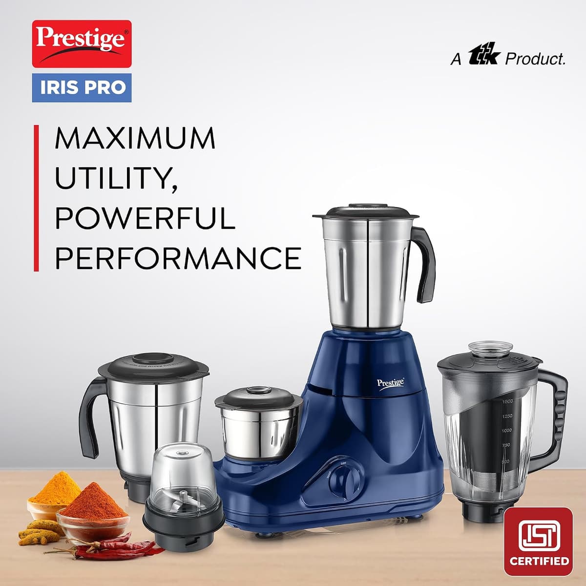 Prestige Astra 750W Mixer Grinder (5 Jars) thumbnail 2