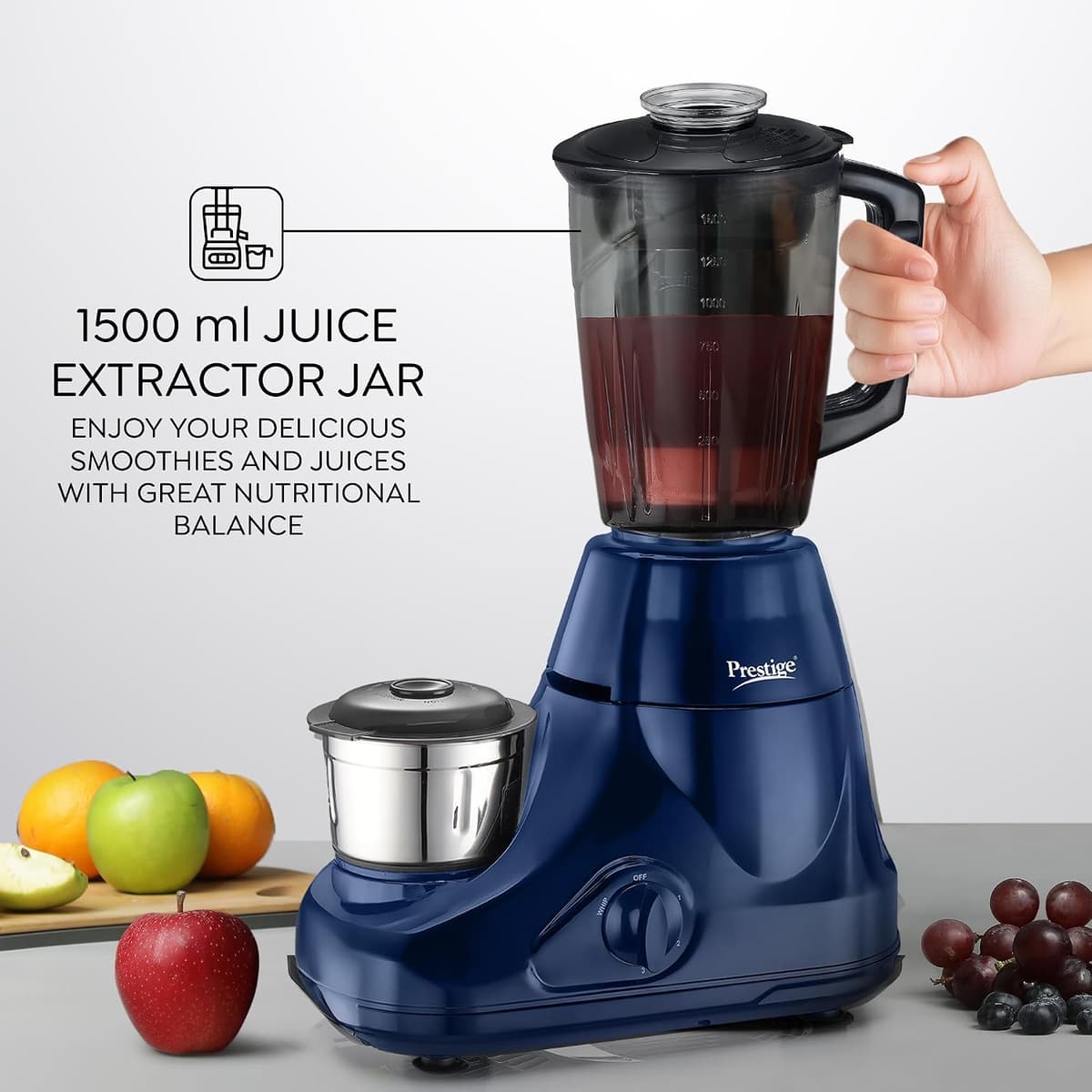Prestige Astra 750W Mixer Grinder (5 Jars) thumbnail 3