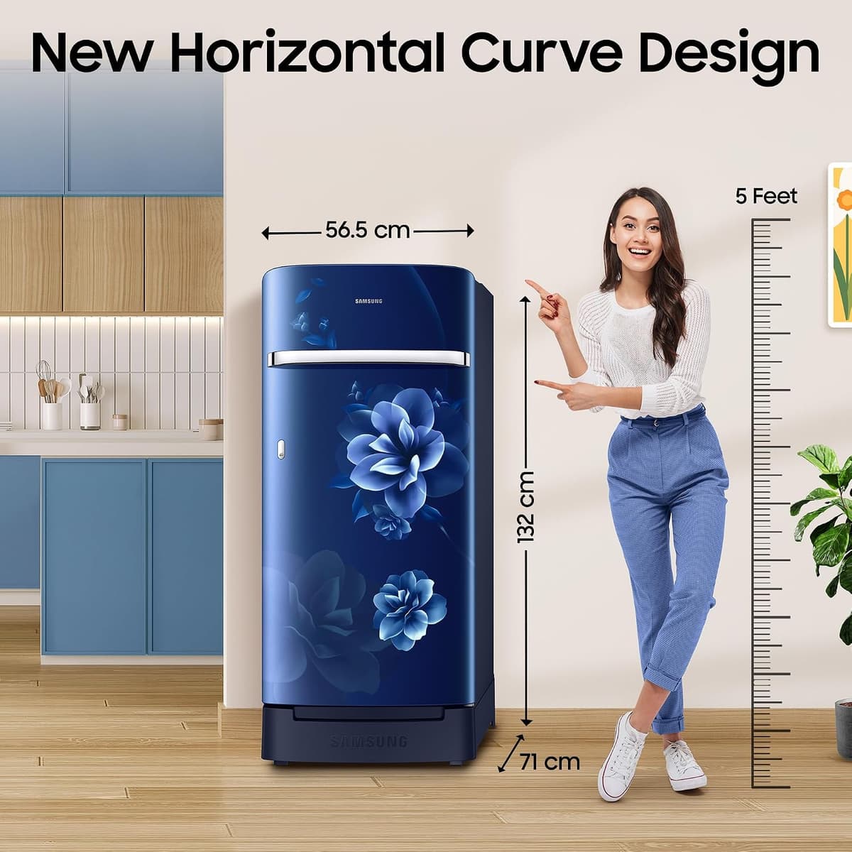 Samsung 189L 5 Star Digital Inverter Direct Cool Single Door (RR21H2H25CU) thumbnail 2