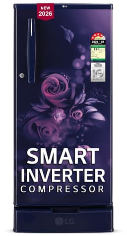 LG 185L 4 Star Smart Inverter Direct Cool Single Door (GLD1945ZOBE)