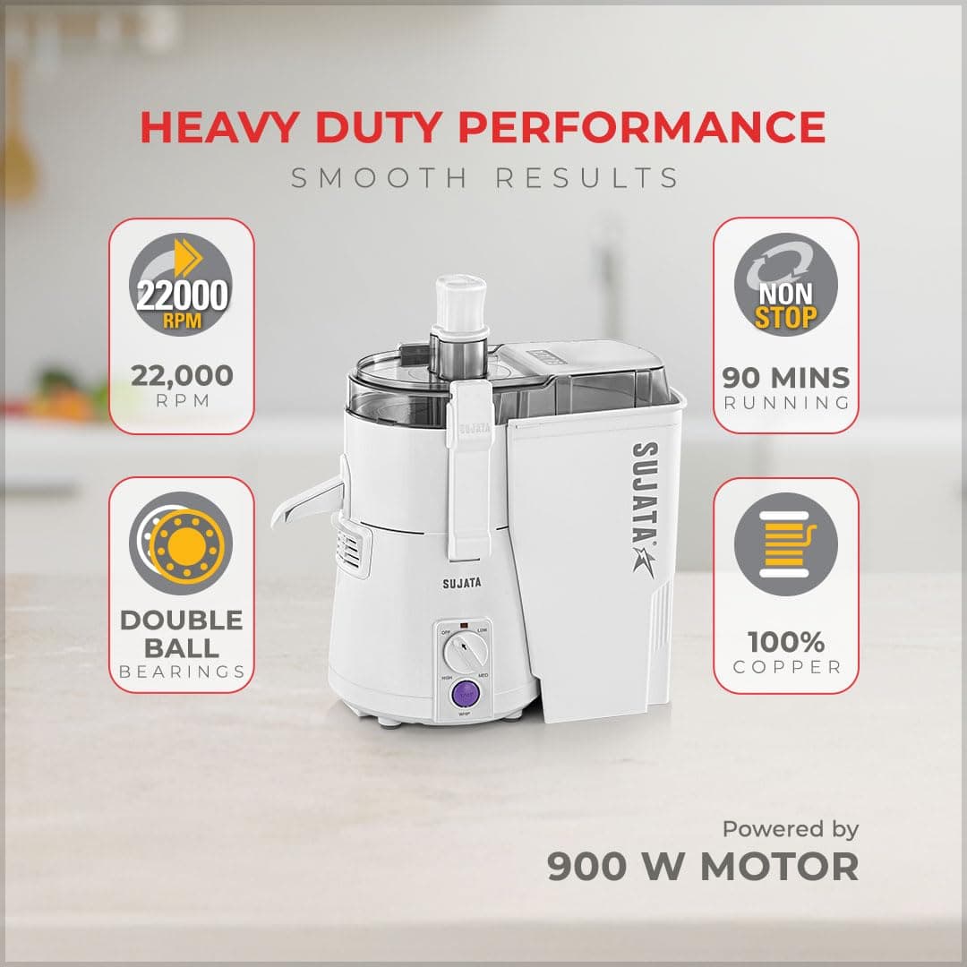 Sujata Powermatic Plus 900W Juicer Mixer Grinder thumbnail 3