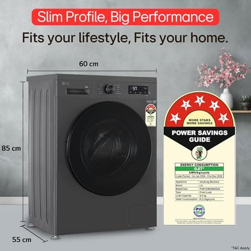 LG 8 Kg 5 Star AI Direct Drive Front Load (FHB1208Z4M) thumbnail 5