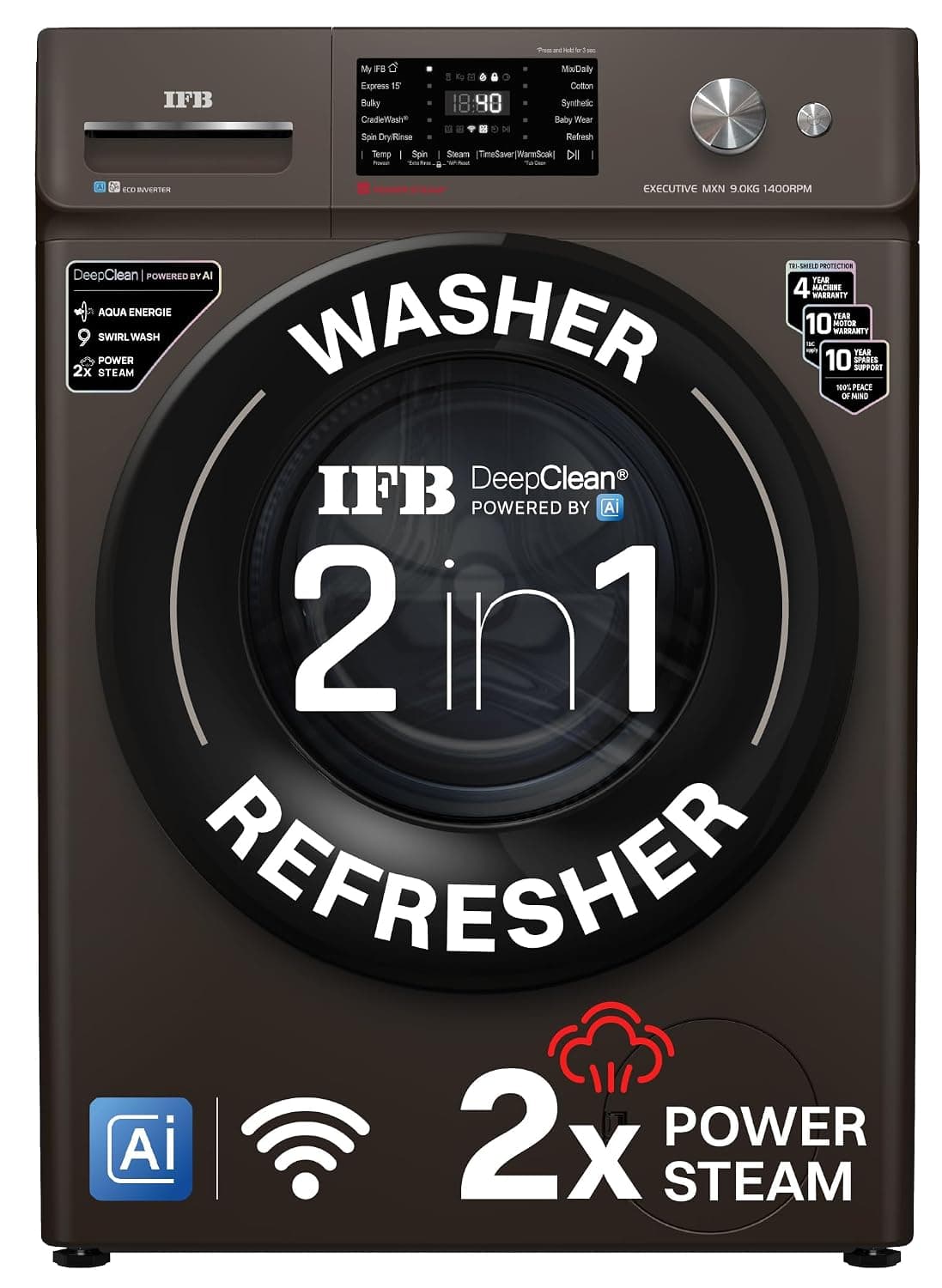IFB 9 Kg 5 Star DeepClean AI Wi-Fi Front Load (Executive MXN 9014K) - view 1