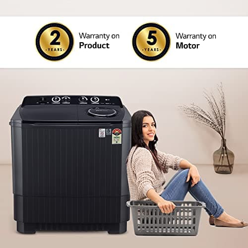 LG 11 Kg 5 Star Semi-Automatic Top Load (P1155SKAZ) thumbnail 4