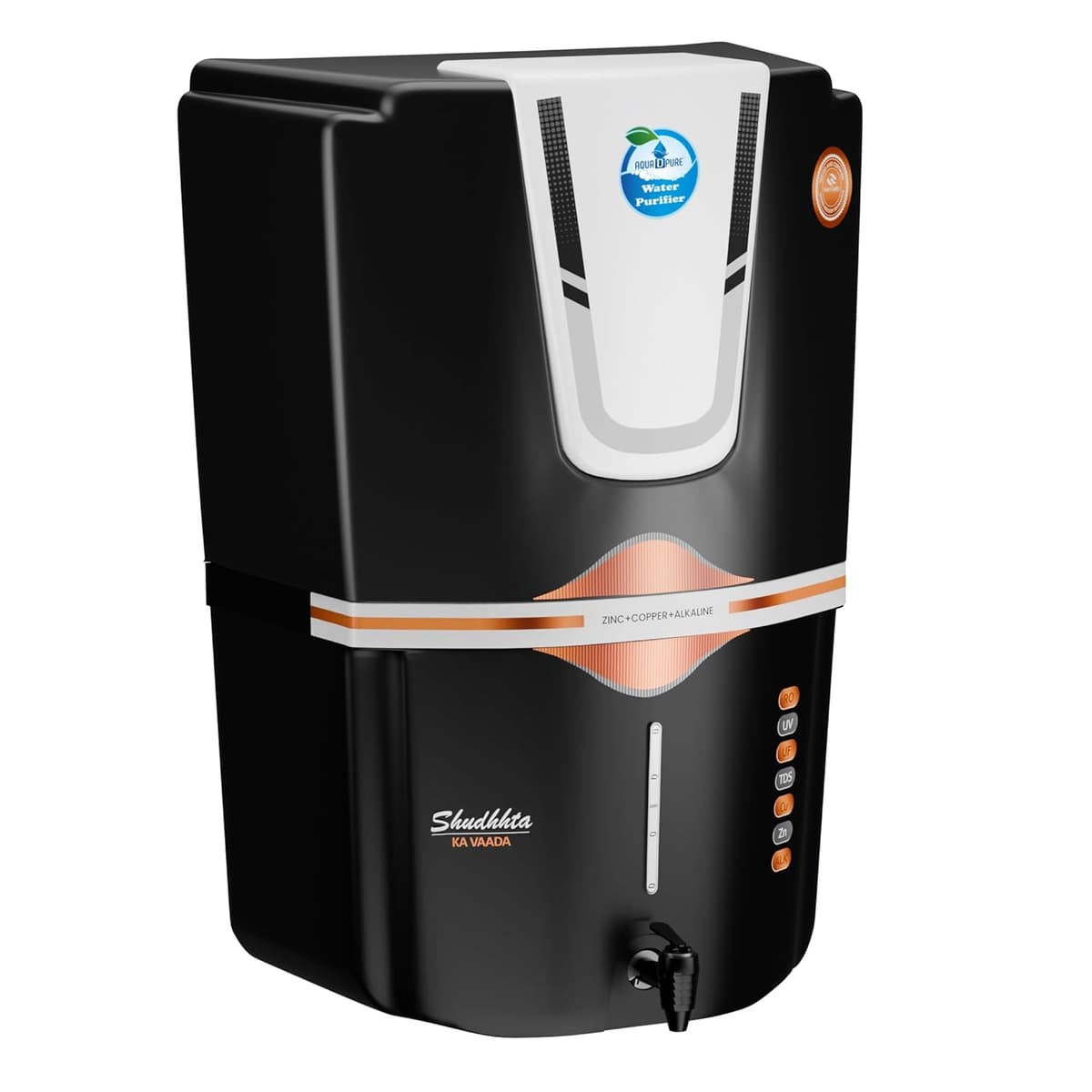 AQUA D PURE Copper + Alkaline RO Water Purifier with Zinc (12L) thumbnail 3