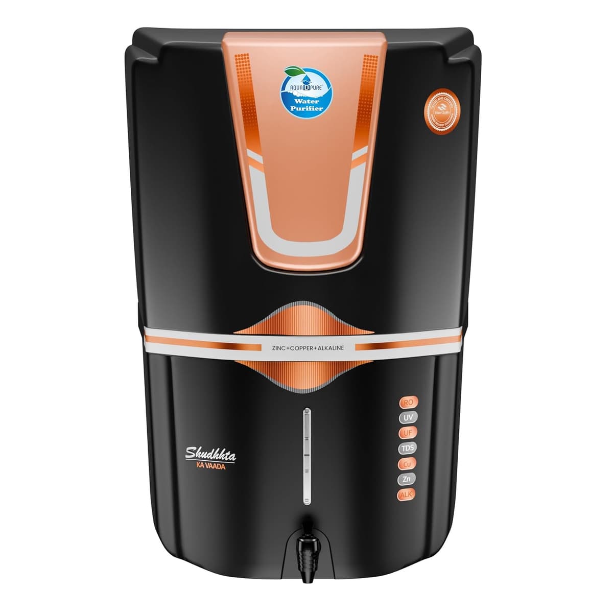 AQUA D PURE Zinc RO Water Purifier with Copper & Alkaline (12L) - view 1