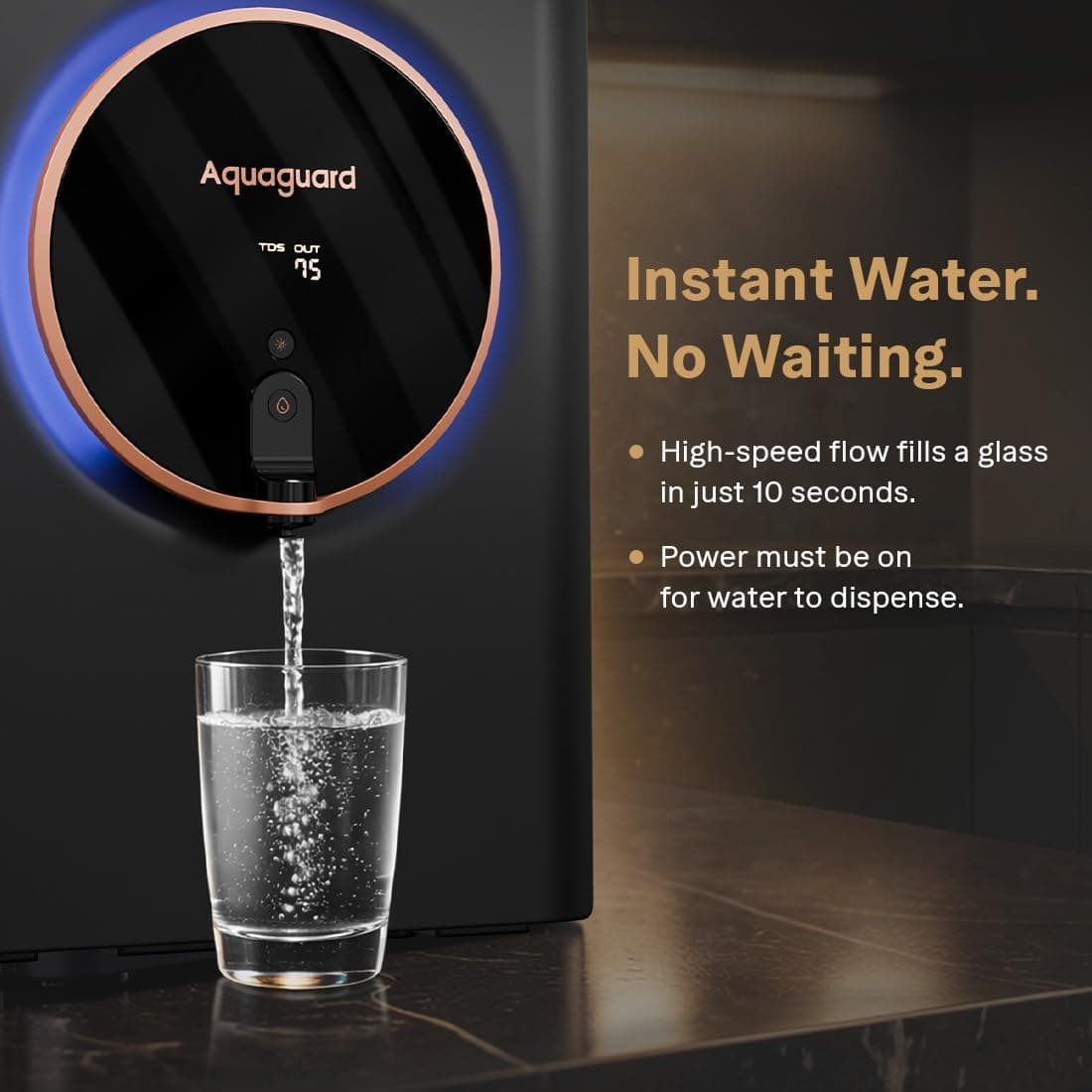 Aquaguard Aspire Glow RO+UV+Copper+Alkaline Water Purifier (2-Year Warranty) thumbnail 2