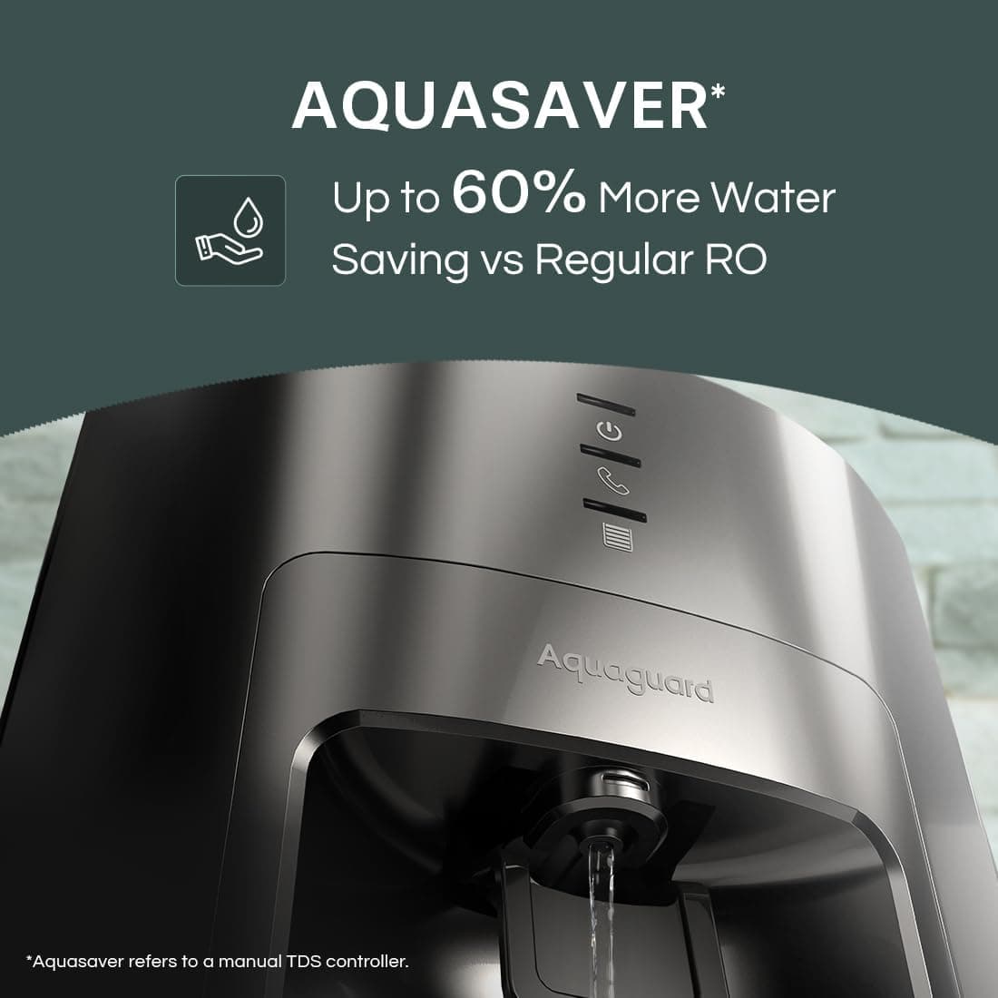 Aquaguard Delight NXT Aquasaver RO+UV+UF+MC Water Purifier (9-Stage) thumbnail 2