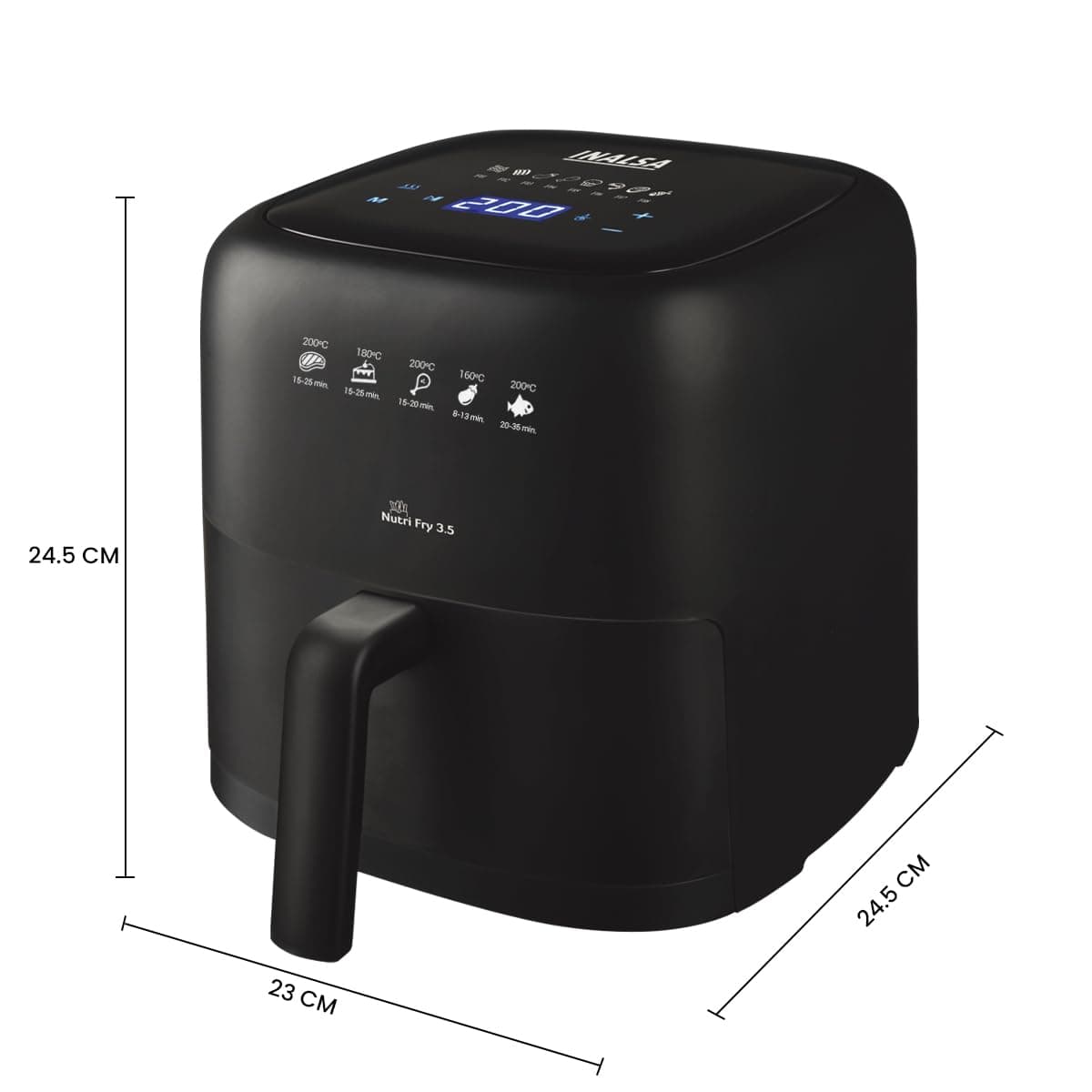 Inalsa Nutri Fry Digital Air Fryer 3.5L thumbnail 5