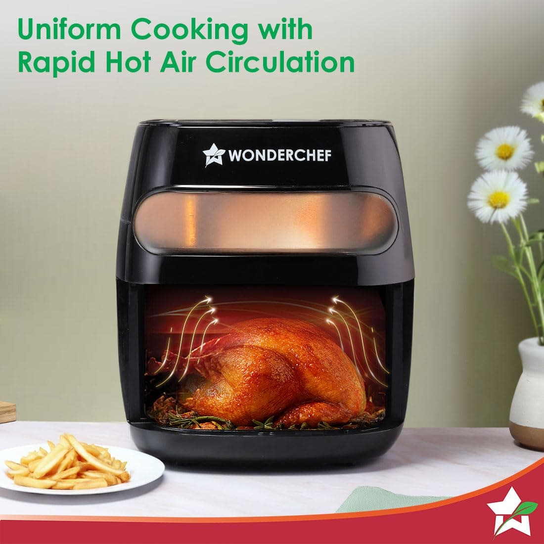 Wonderchef Swift Digital Air Fryer 6L (with Window) thumbnail 4