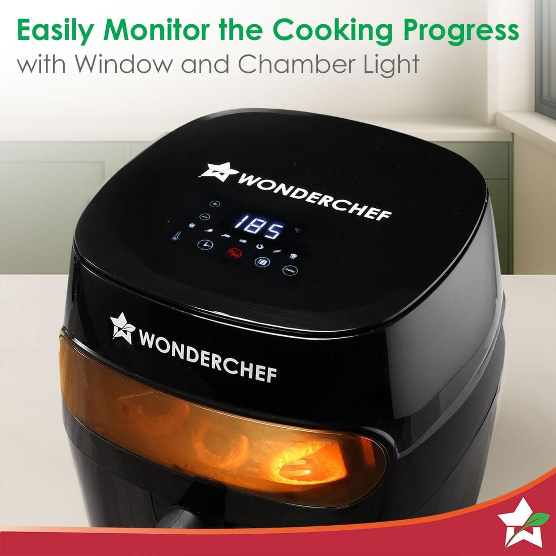 Wonderchef Swift Digital Air Fryer 6L (with Window) thumbnail 6