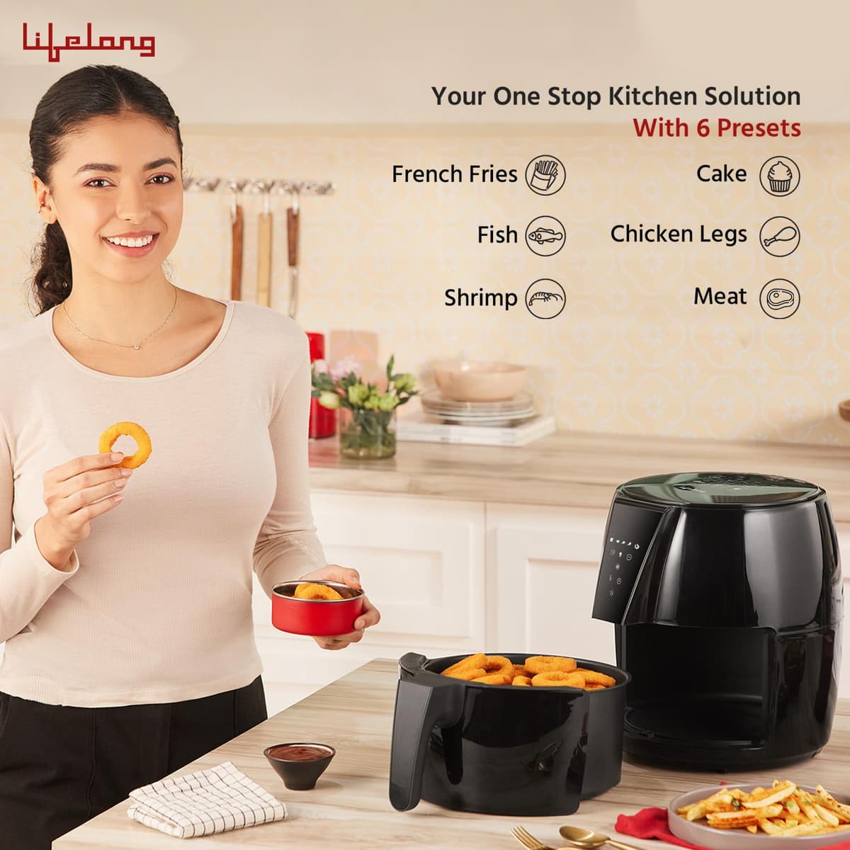 Lifelong Digital Air Fryer 4.2L LLHFD439 thumbnail 2