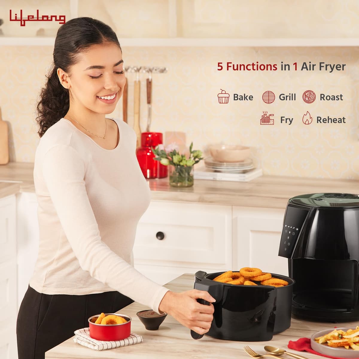 Lifelong Digital Air Fryer 4.2L LLHFD439 thumbnail 3