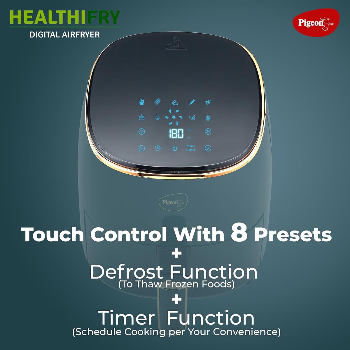 Pigeon Healthifry Digital 4.2L Air Fryer thumbnail 2