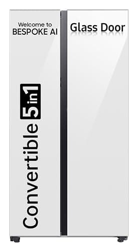Samsung 653L Bespoke Side-by-Side Refrigerator (Clean White)