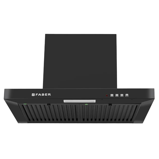Faber 60cm 1000 m³/hr T-Shape Baffle Filter Kitchen Chimney (HOOD MARS PB BF BK 60)