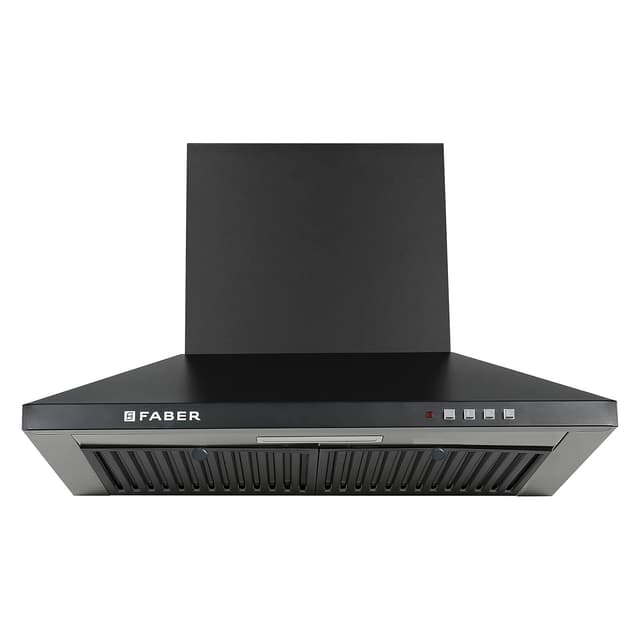 Faber Pluto 60cm 1000 m³/hr Baffle Filter Kitchen Chimney (HOOD PLUTO PB BF BK 60)
