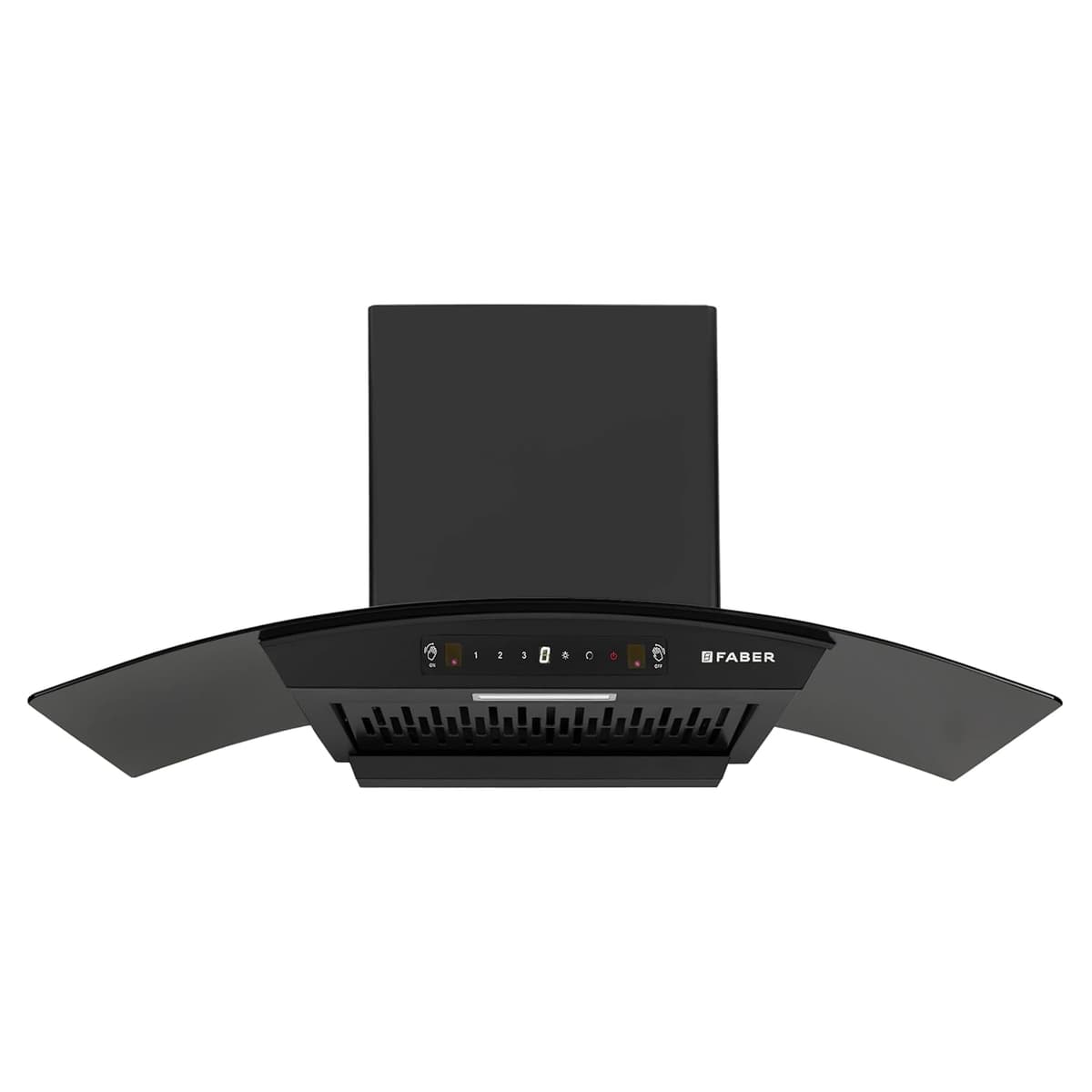 Faber 90cm 1200 m³/hr Autoclean Curved Chimney (Hood Venice IN HC SC FL BK 90) - view 1