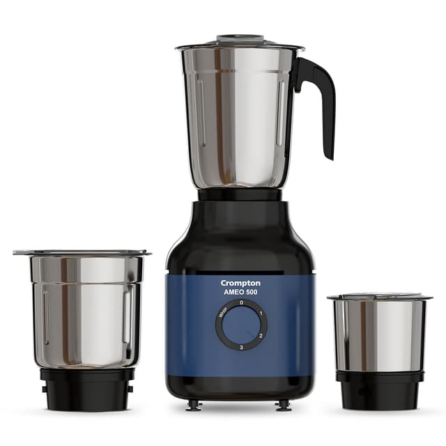 Crompton Ameo 500W Mixer Grinder (3 Jars)