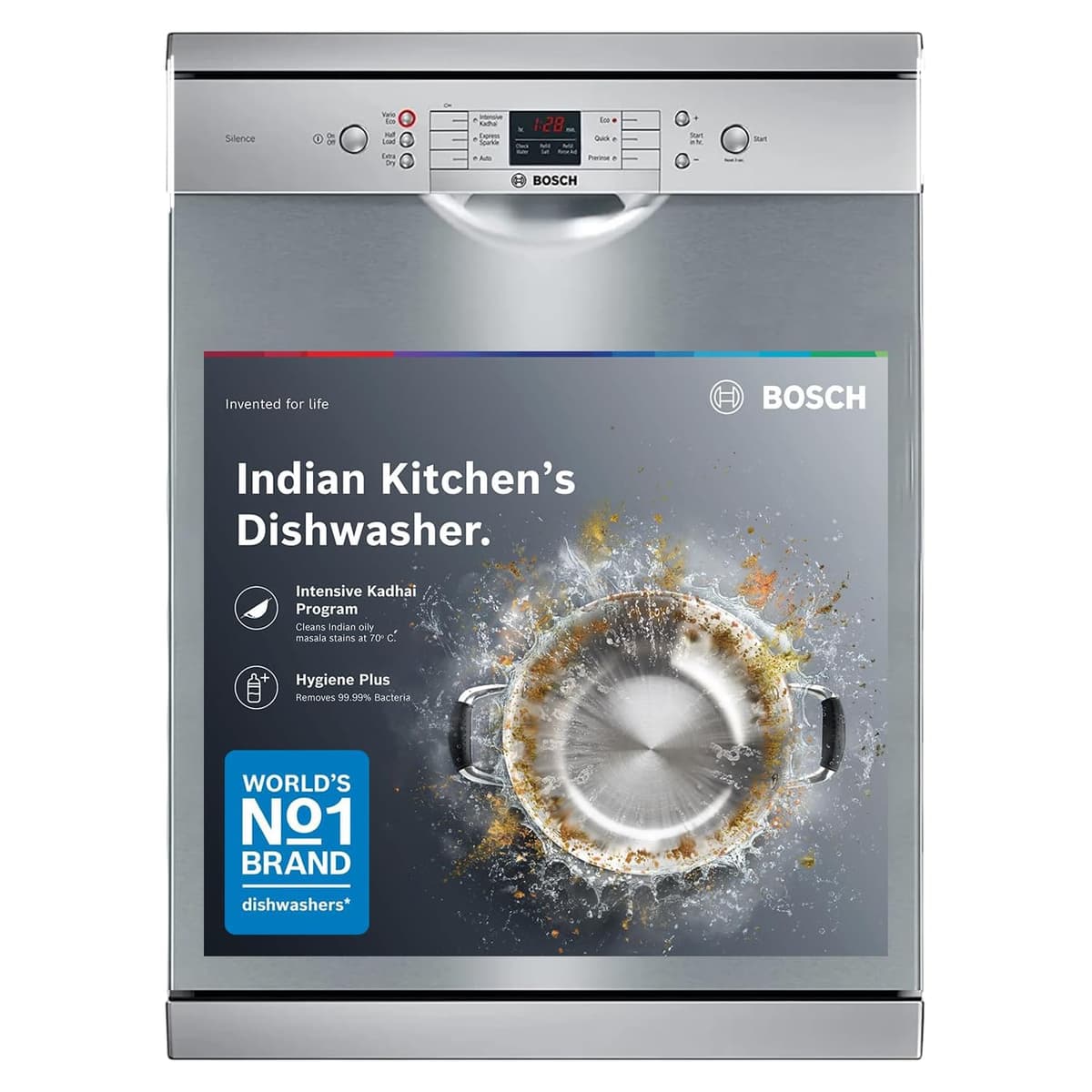 Bosch SMS66GI01I 13 Place Free-Standing Dishwasher - view 1