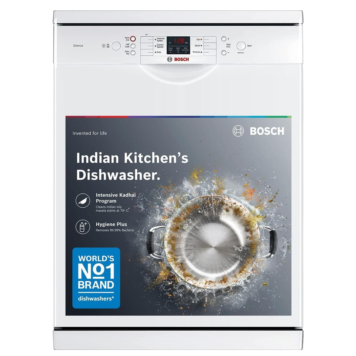 Bosch SMS66GW01I 13 Place Free-Standing Dishwasher - view 1