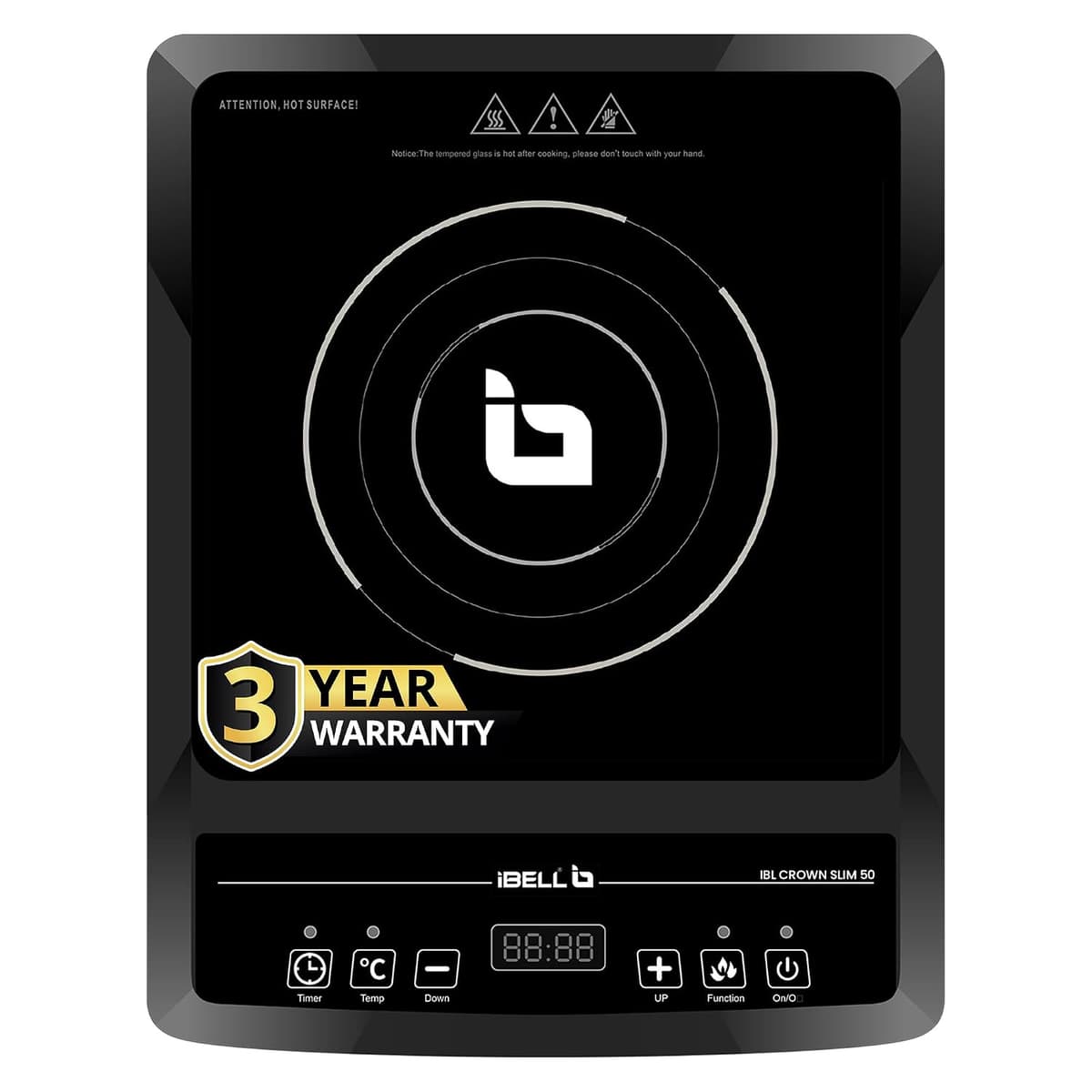 iBELL SLIM50 2000W Induction Cooktop - view 1