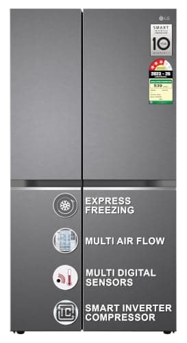 LG 655L InstaView Door-in-Door Side-by-Side Refrigerator - view 1