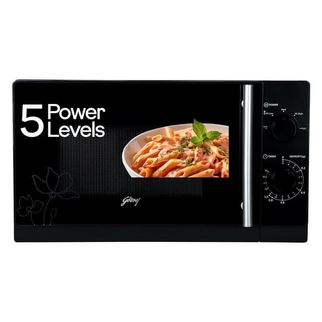 Godrej 20L Solo Microwave Oven (GMX 20SA2 BLM, Black)
