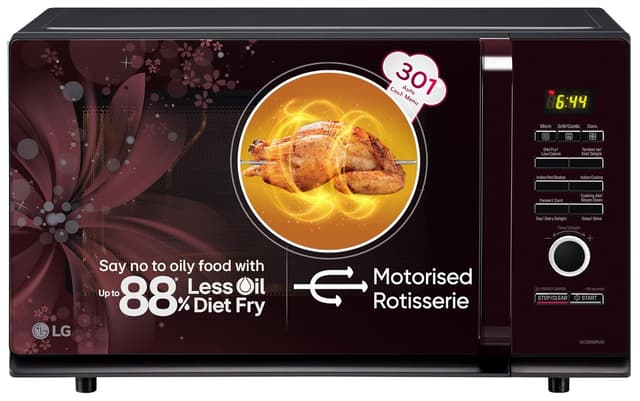 LG 32L Convection Microwave Oven with Rotisserie (MC3286BRUM)