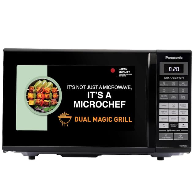 Panasonic 27L Convection Microwave Oven (NN-CT645BFDG)