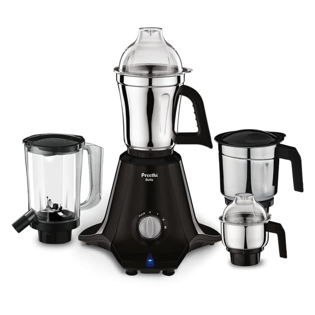 Preethi Boltz 1000W Mixer Grinder (4 Jars)