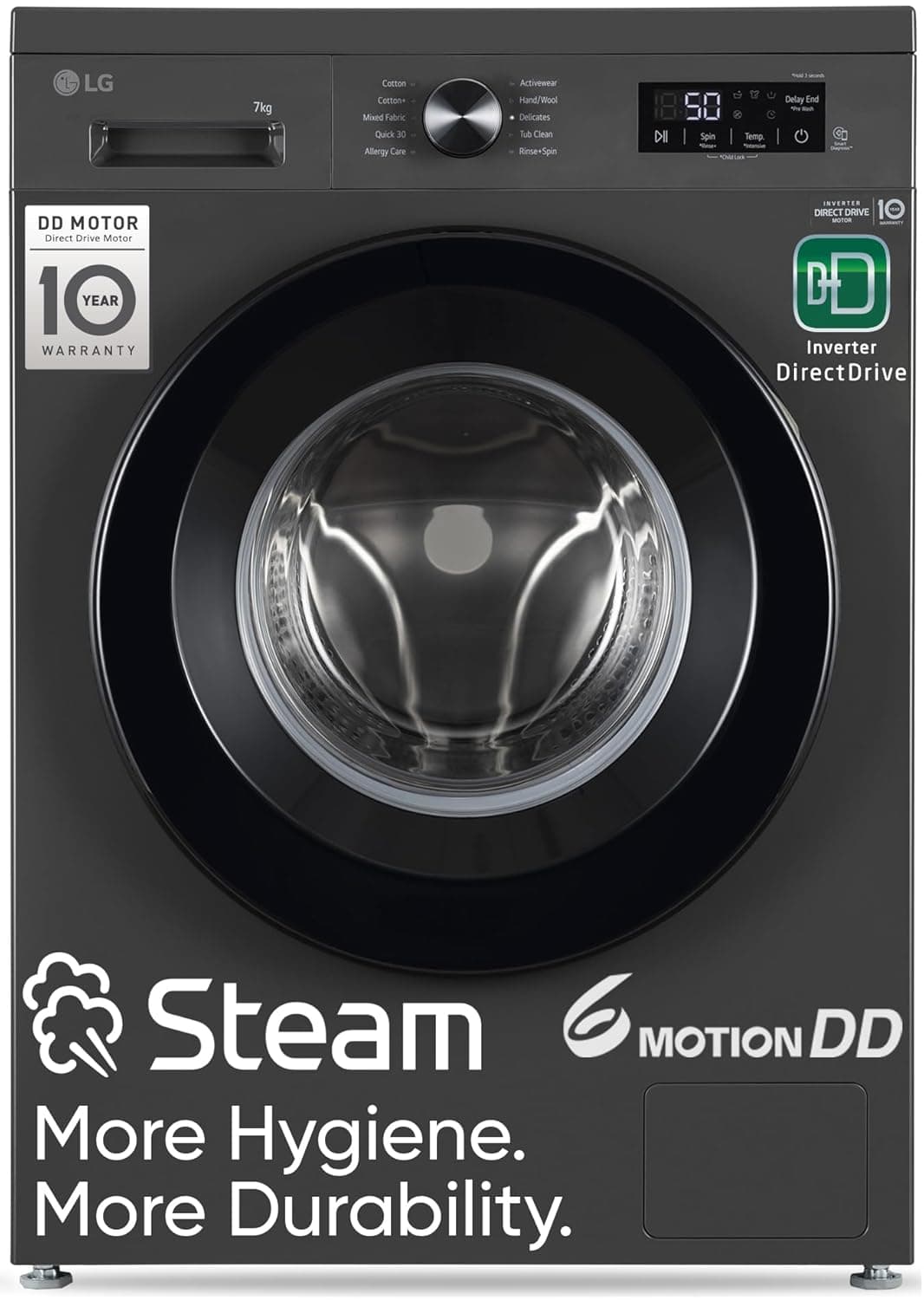 LG 7 Kg 5 Star DD Technology Steam Wash Front Load (FHB1207Z2M) - view 1