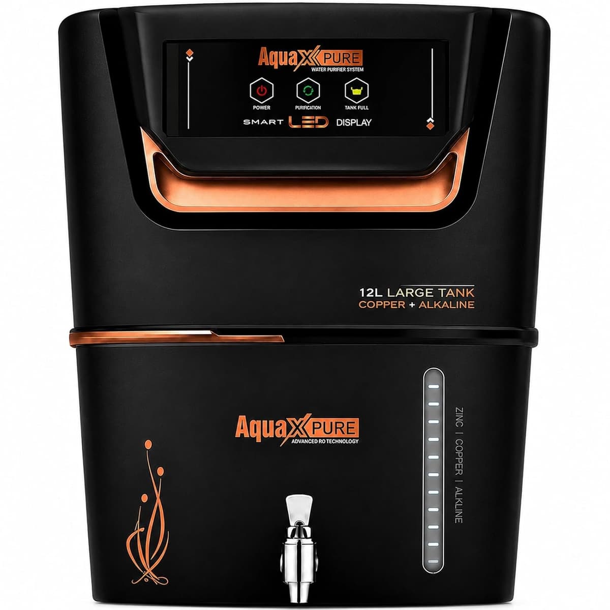 Aqua X Pure Smart RO+UV+UF Water Purifier with Copper & Zinc (12L) - view 1