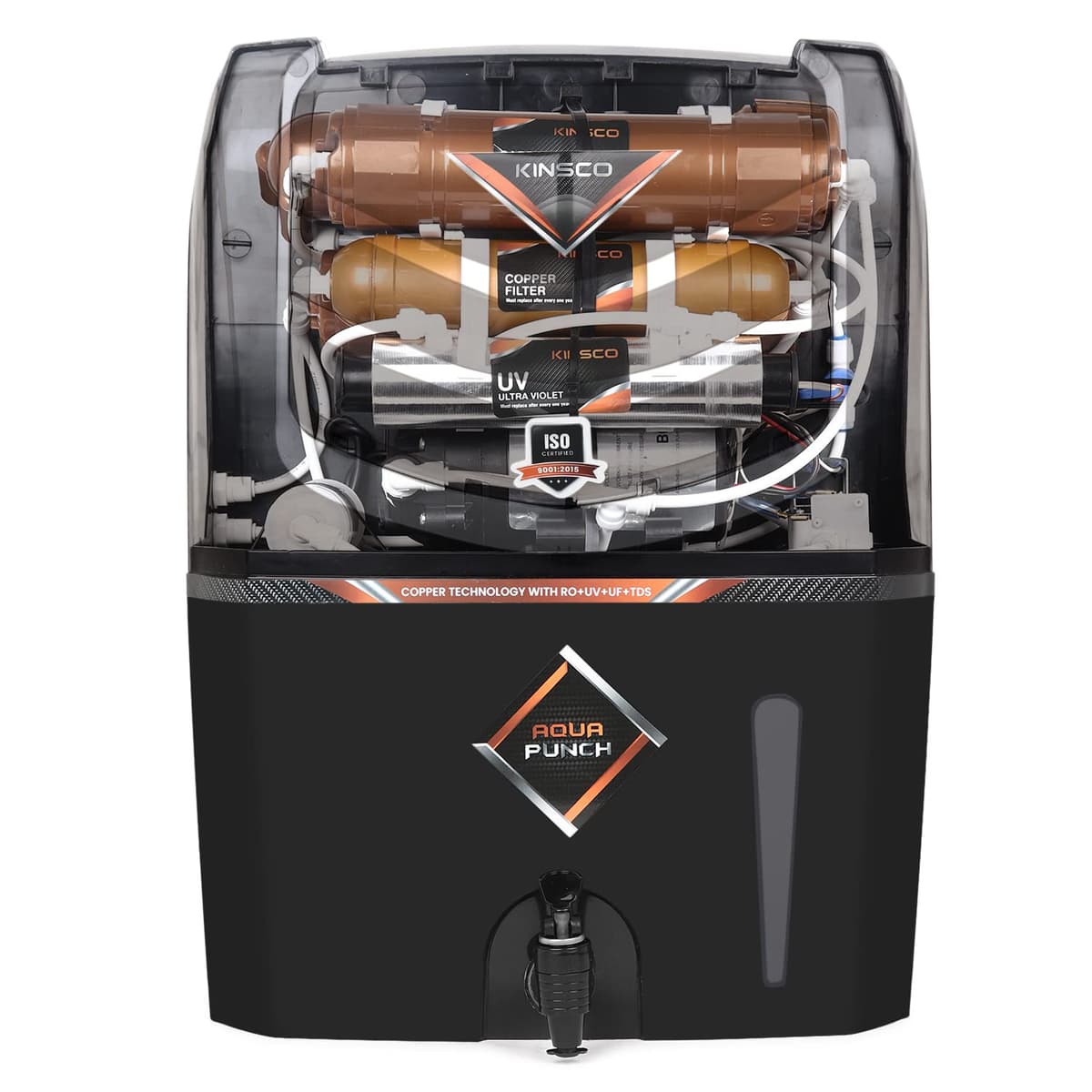 Kinsco Aqua Punch 15L Copper RO+UV+UF Water Purifier Dispenser - view 1