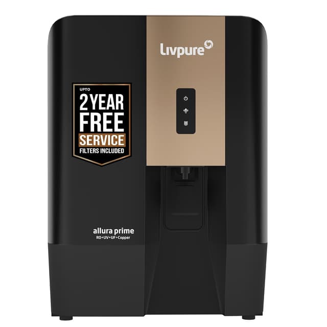Livpure Allura Prime RO+UV+UF+Copper+Alkaline Water Purifier (7L)
