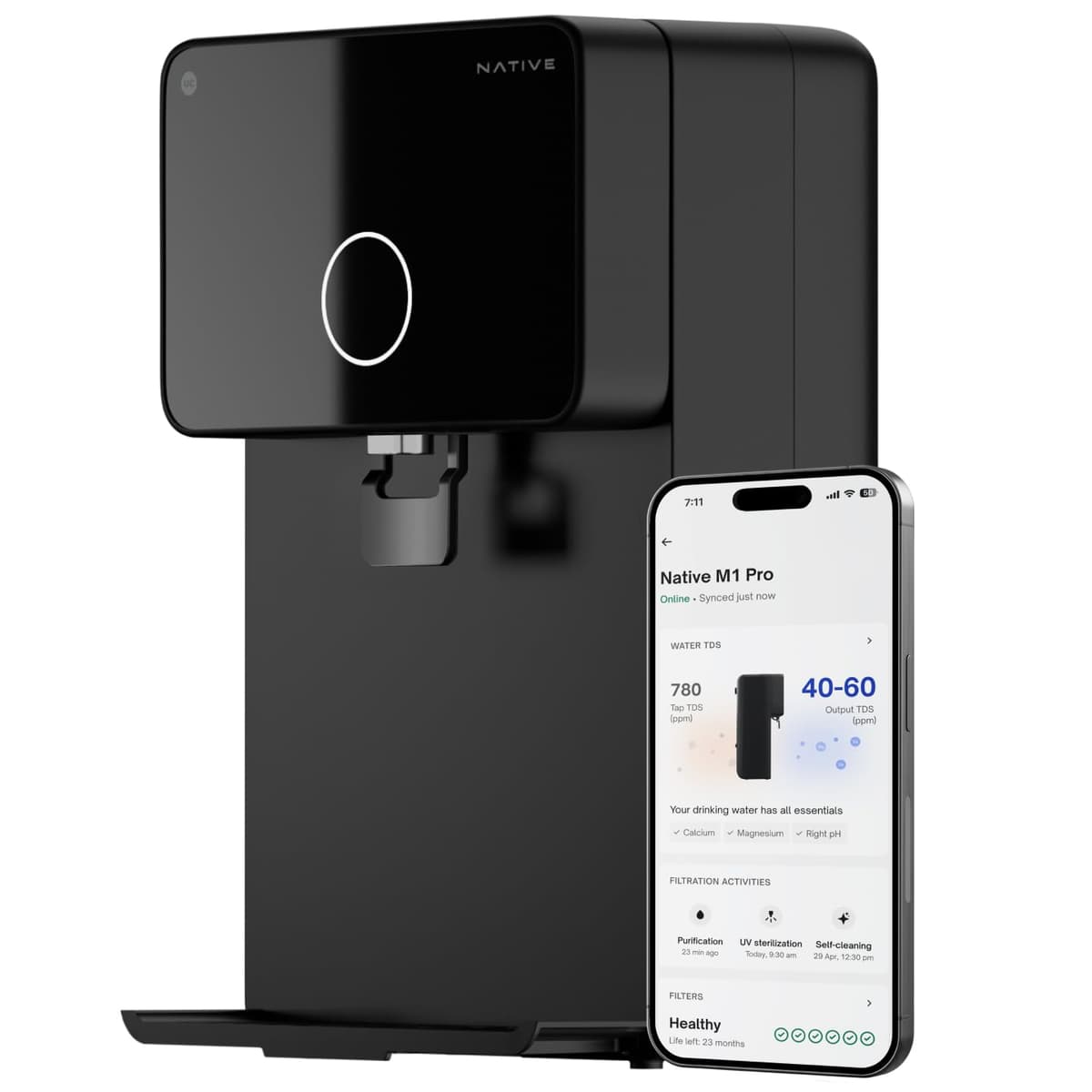 Native M1 Pro Water Purifier by Urban Company (Smart Real-Time Tracking) - view 1