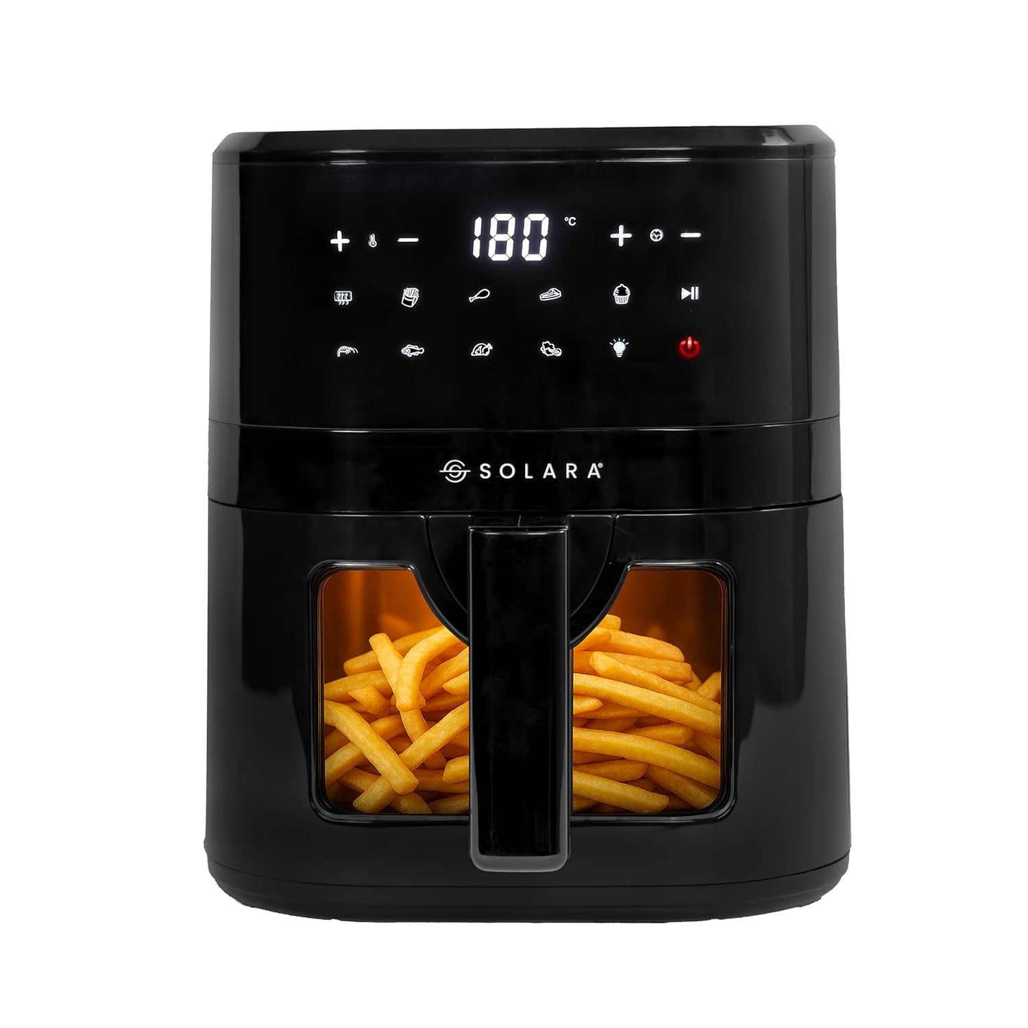 SOLARA 4.5L Digital Air Fryer with See-Through Window, 1500W