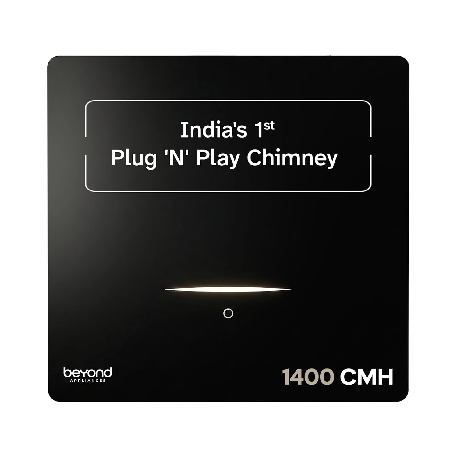 Beyond Appliances Cube Pro Plug N Play Ductless Kitchen Chimney (1400 CMH)
