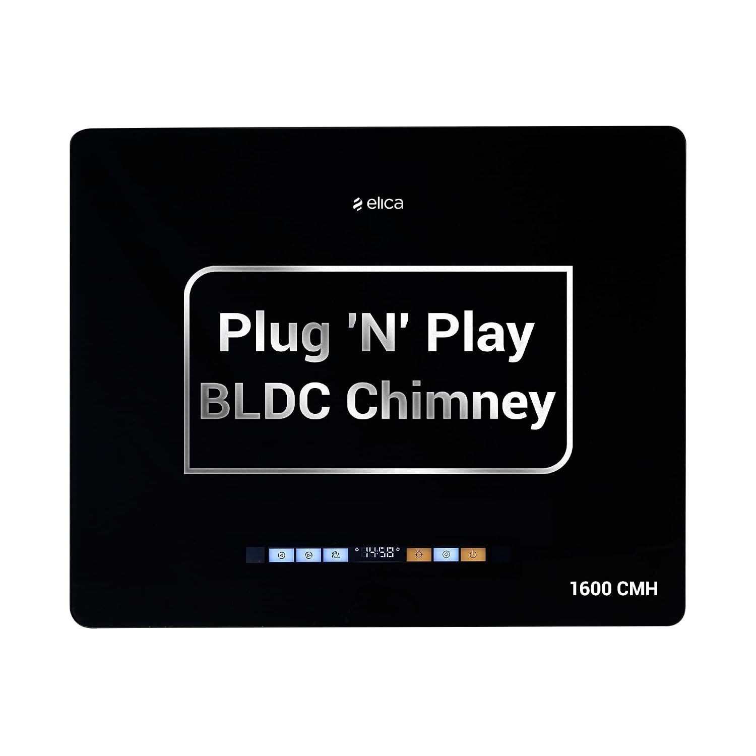 Elica Kitty Plug N Play BLDC 60cm 1600 m³/hr Ductless Autoclean Kitchen Chimney