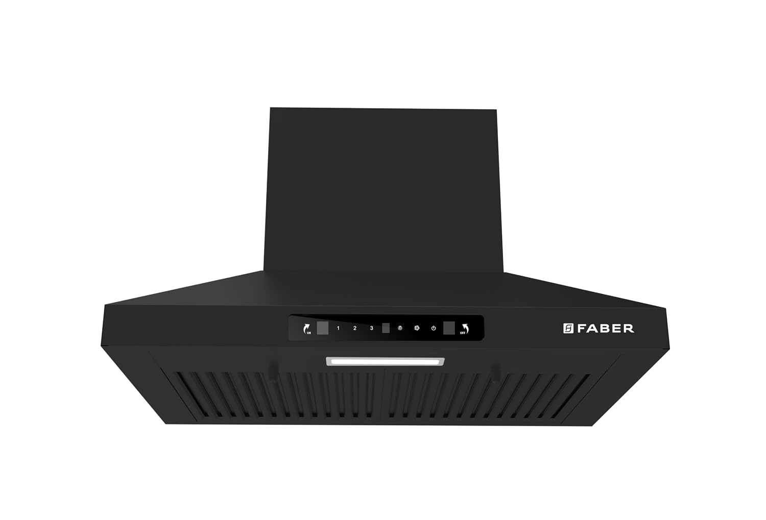 Faber Pluto 60cm 1000 m³/hr Baffle Filter Chimney with Touch and Gesture Control
