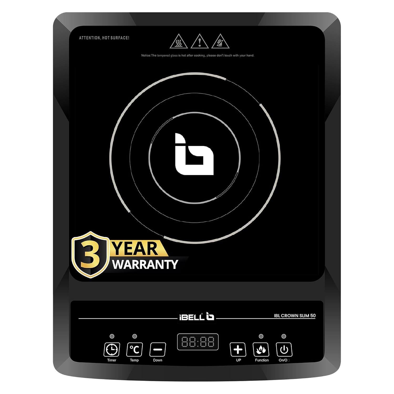 iBELL SLIM50 2000W Induction Cooktop