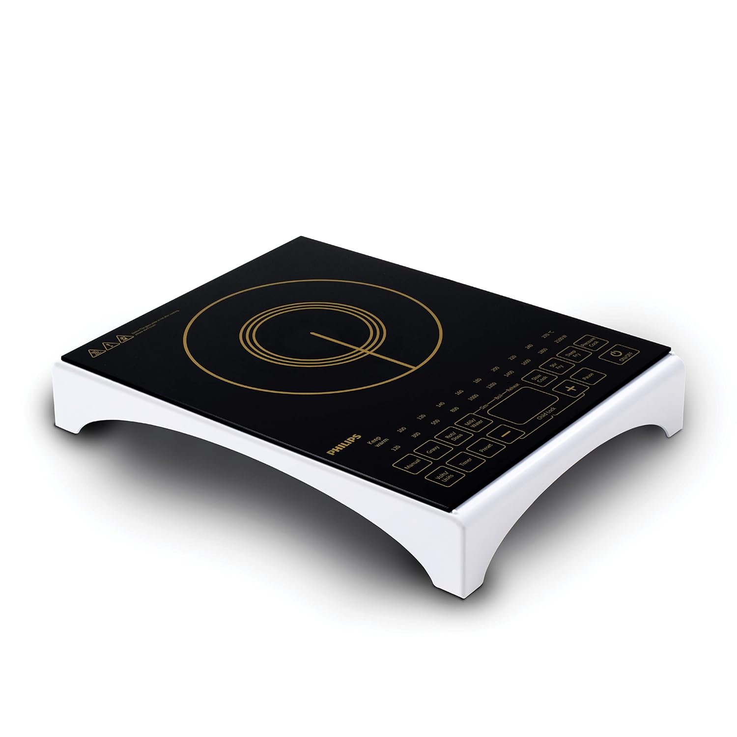 Philips Viva Collection HD4938/01 2100W Glass Induction Cooktop