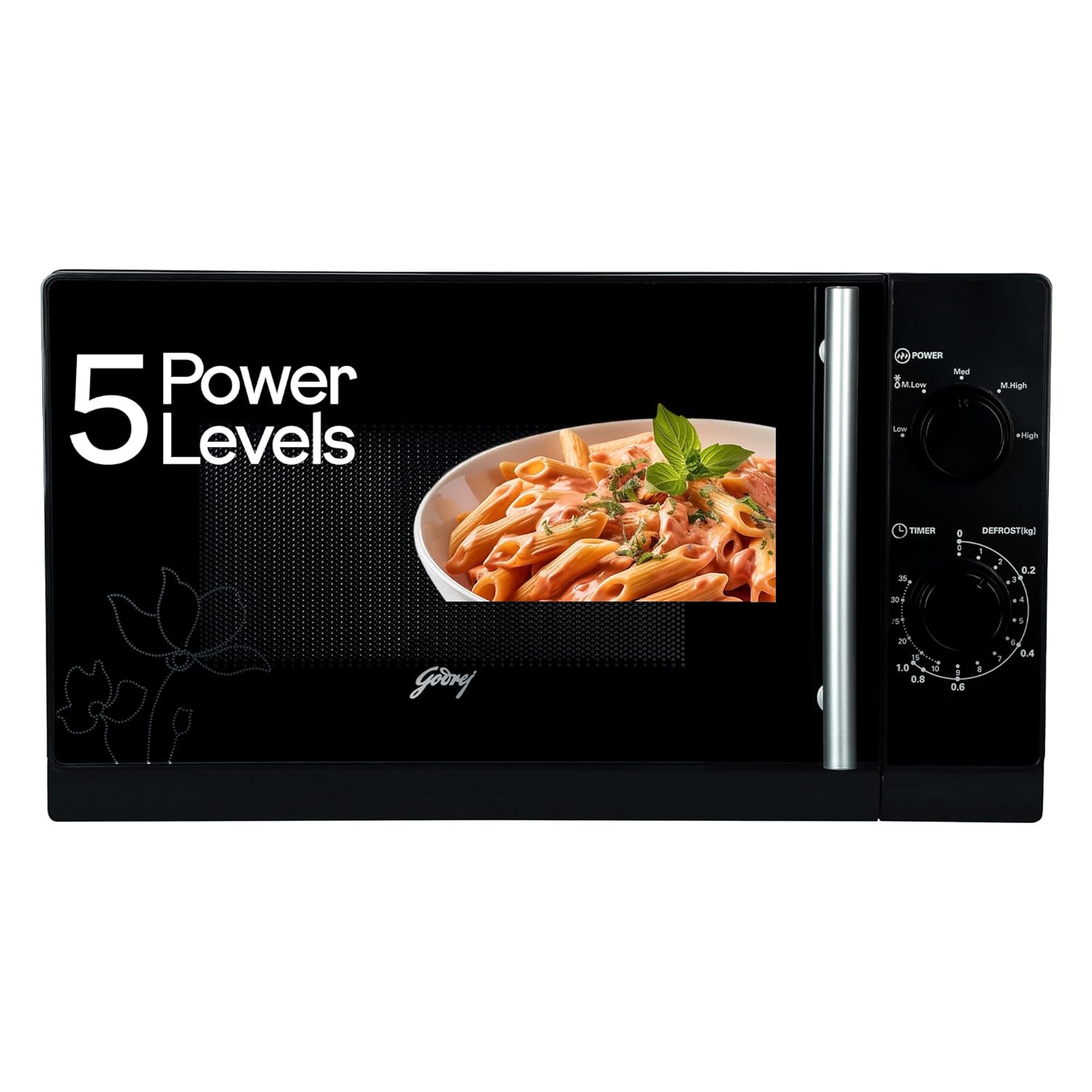 Godrej 20L Solo Microwave Oven (GMX 20SA2 BLM, Black)