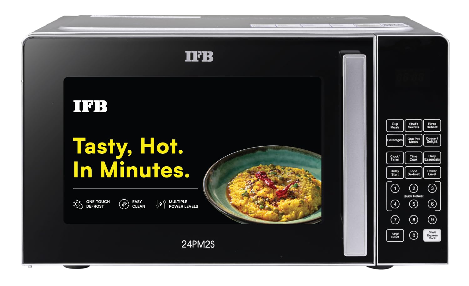 IFB 24L Solo Microwave Oven (24PM2S, Silver)