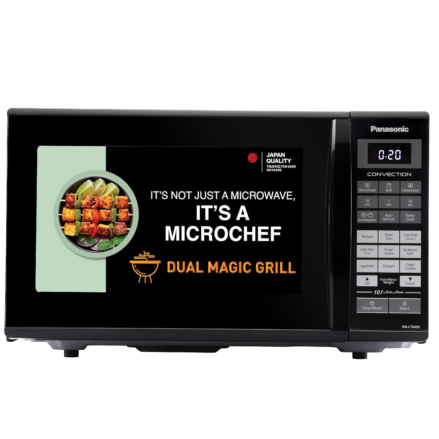 Panasonic 27L Convection Microwave Oven (NN-CT645BFDG)