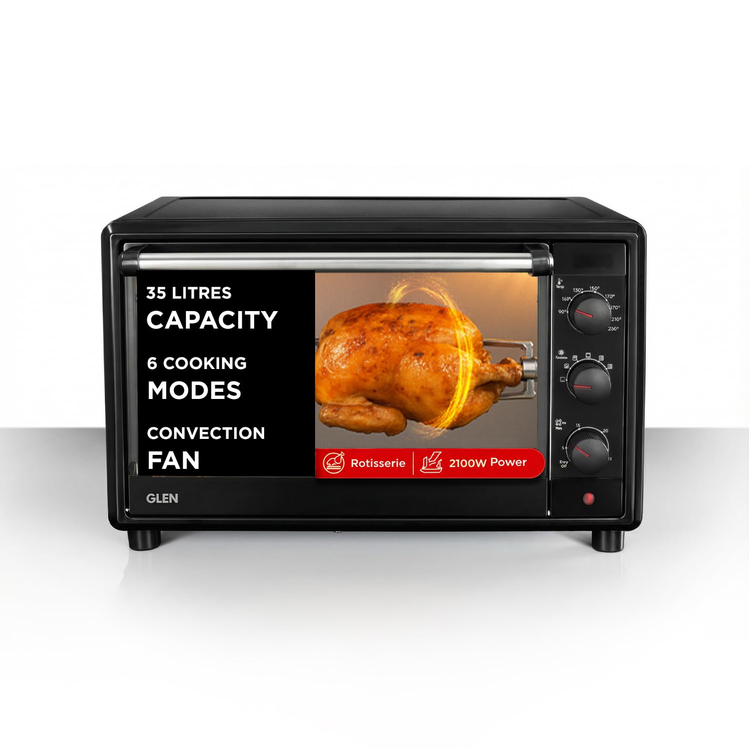 Glen 35L OTG with Convection and Motorised Rotisserie (SA5035BLRC)