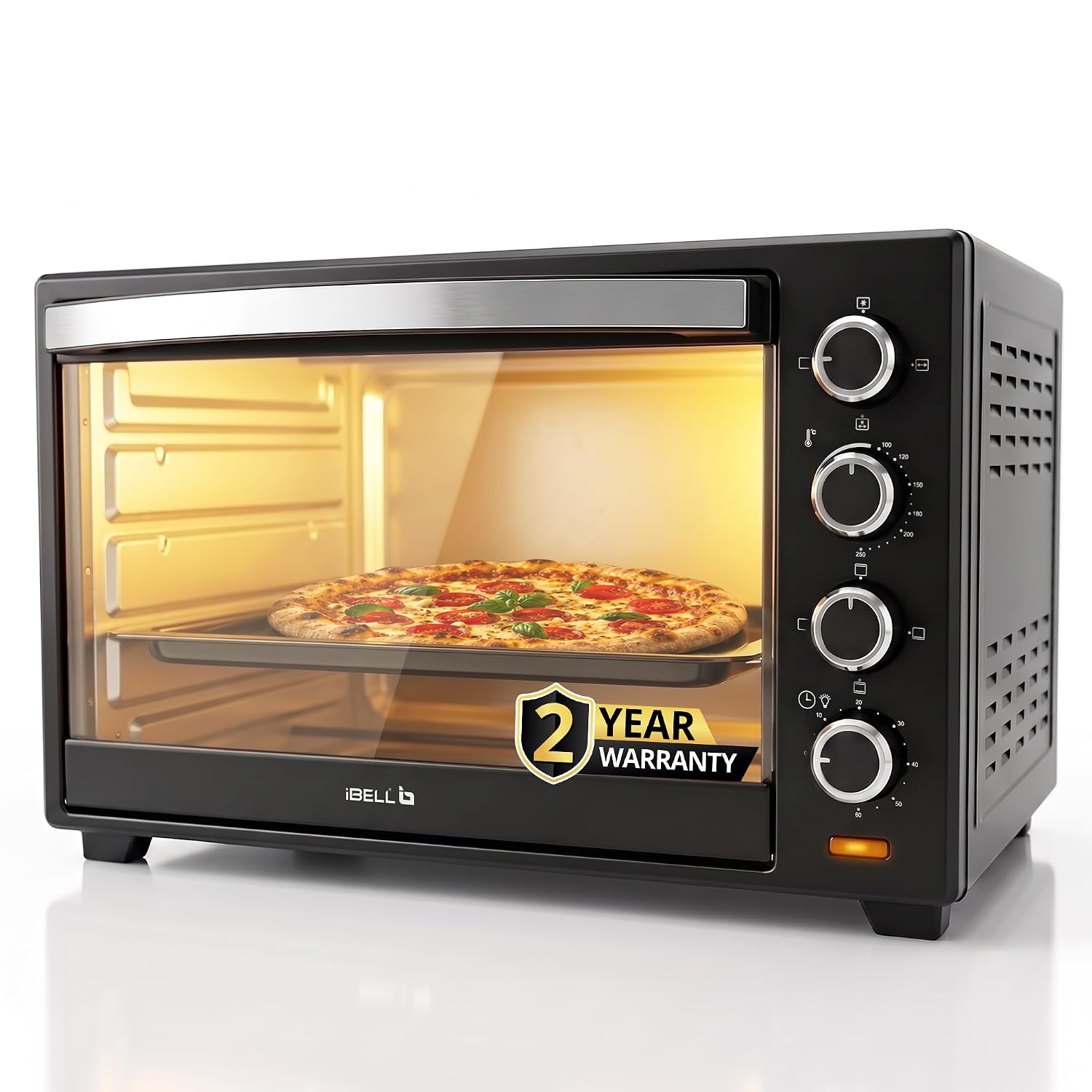 iBELL 50L OTG with Convection and Motorised Rotisserie (EO50LGDLX)