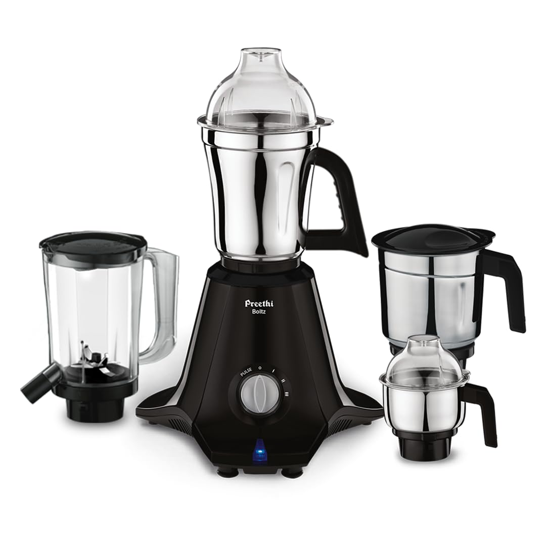 Preethi Boltz 1000W Mixer Grinder (4 Jars)