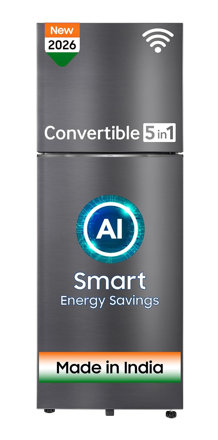 Samsung 419L Convertible 5-in-1 Bespoke AI WiFi Double Door