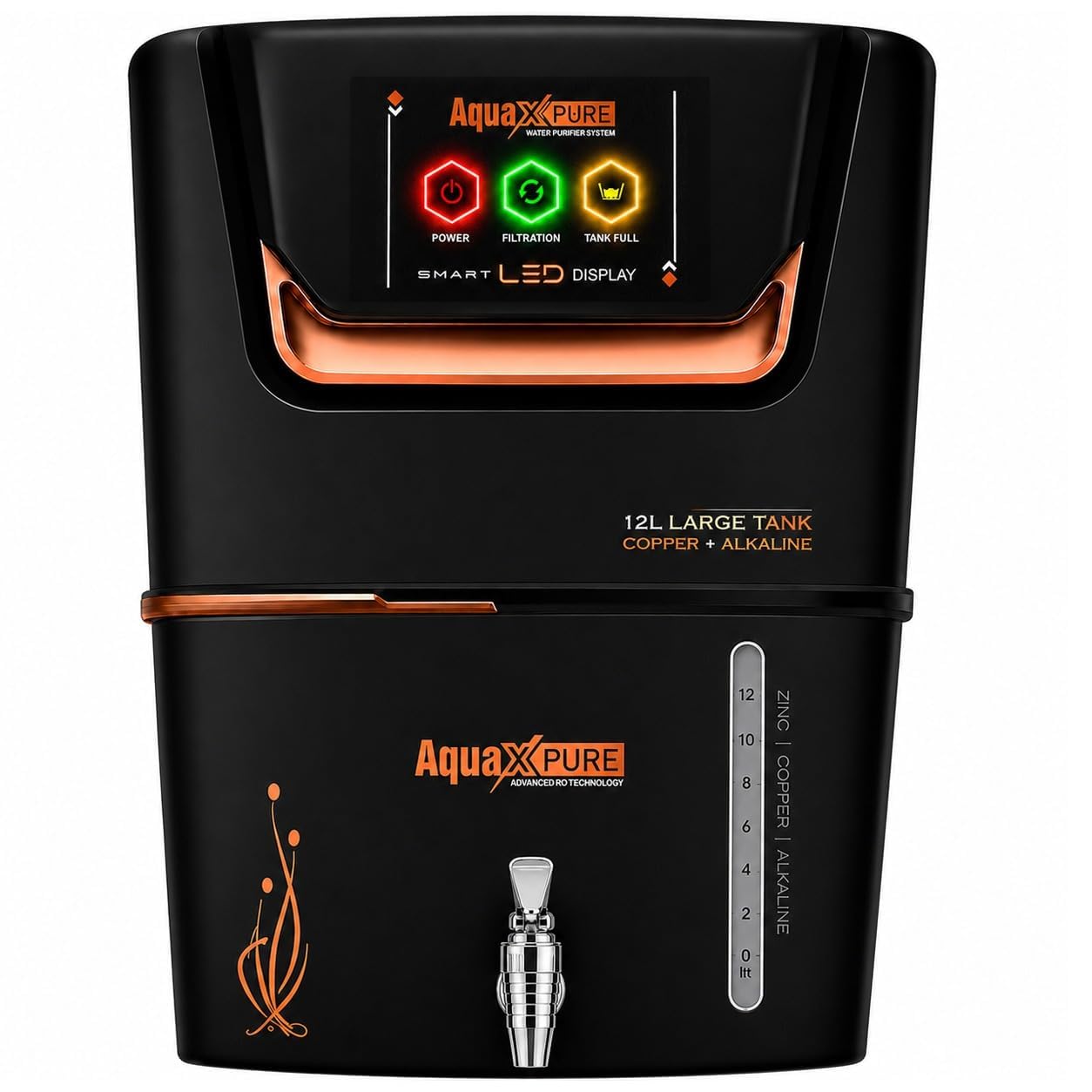 Aqua X Pure Delight RO+UV+UF+Alkaline Water Purifier (12L)